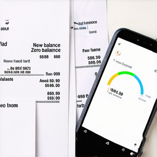 A visual representation of how debt appears on two accounts simultaneously during a balance transfer lag.