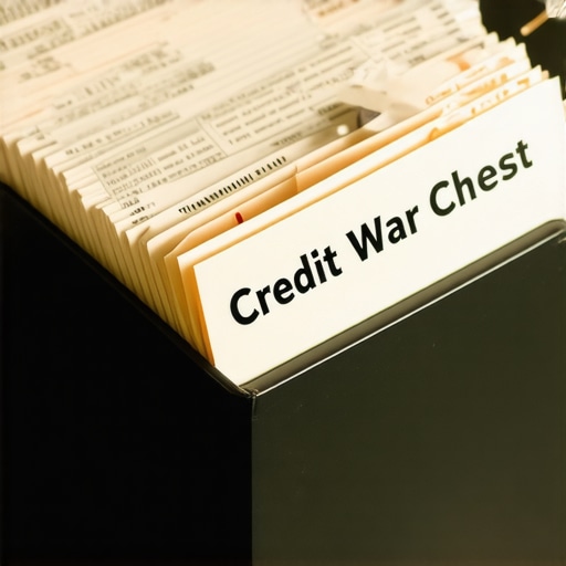 The Physical Credit War Chest Binder An organized binder for maintaining credit dispute documentation and receipts.