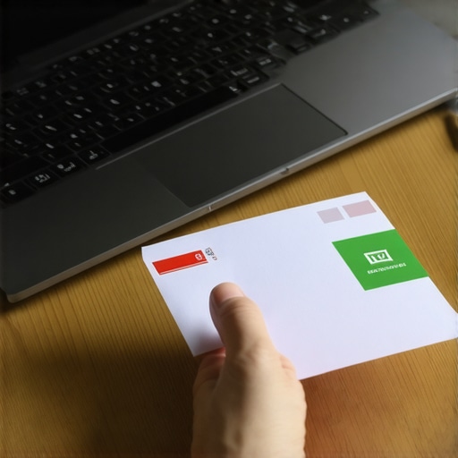 A person holding a certified mail envelope with a green return receipt, illustrating the best way to dispute credit report errors.