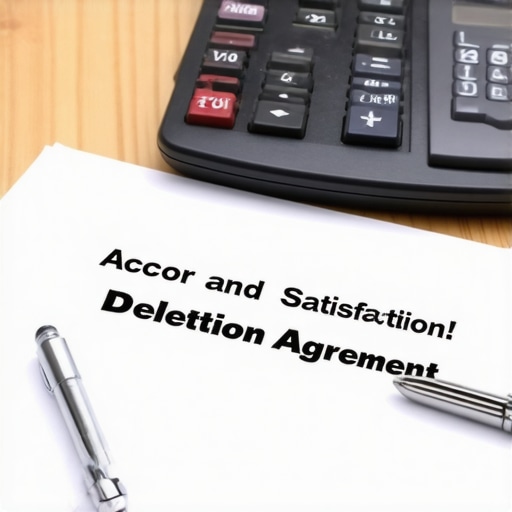 The Power of a Written Pay-for-Delete Agreement A formal pay-for-delete settlement letter and a pen on a desk representing credit negotiation steps.