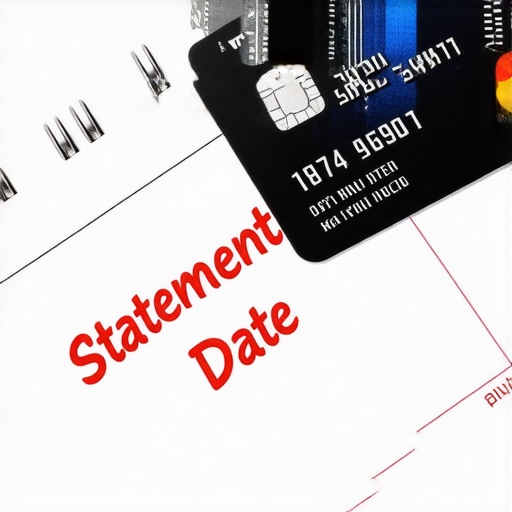 A calendar showing a circled statement date next to a credit card to explain the timing of the AZEO credit method.