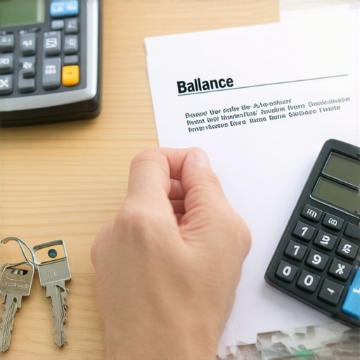 Verifying Credit Balance for Rapid Rescore A person holding a bank letter used to prove a zero balance for a rapid credit rescore.