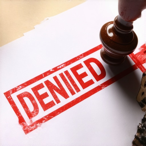 Close-up of a denied credit application symbolising common repair traps.